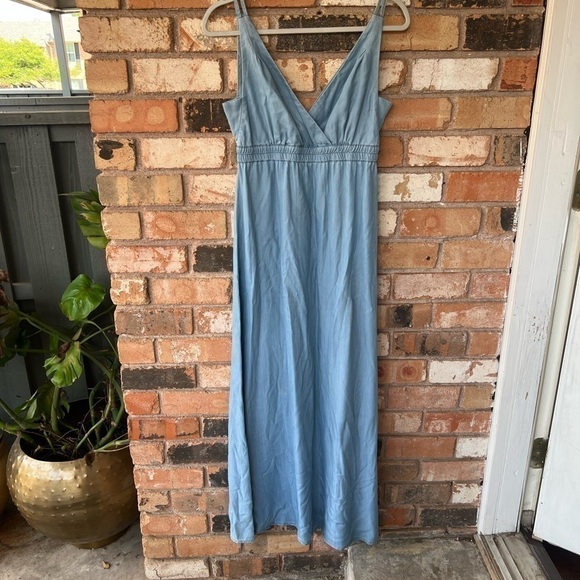 Anthropologie Malpais Holding Horses chambray maxi - Picture 10 of 11